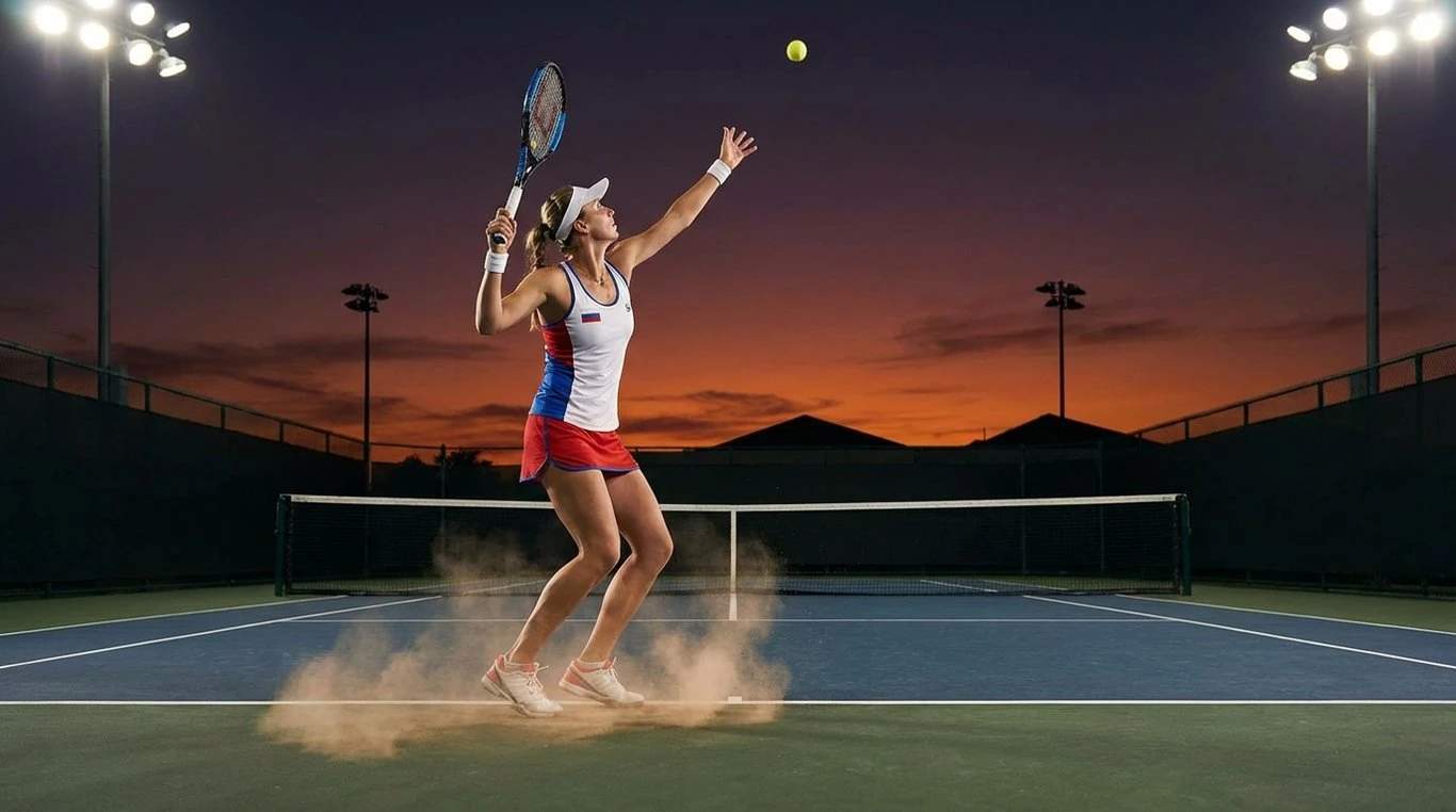 Portrait d'Elena Kovalev, joueuse de tennis professionnelle