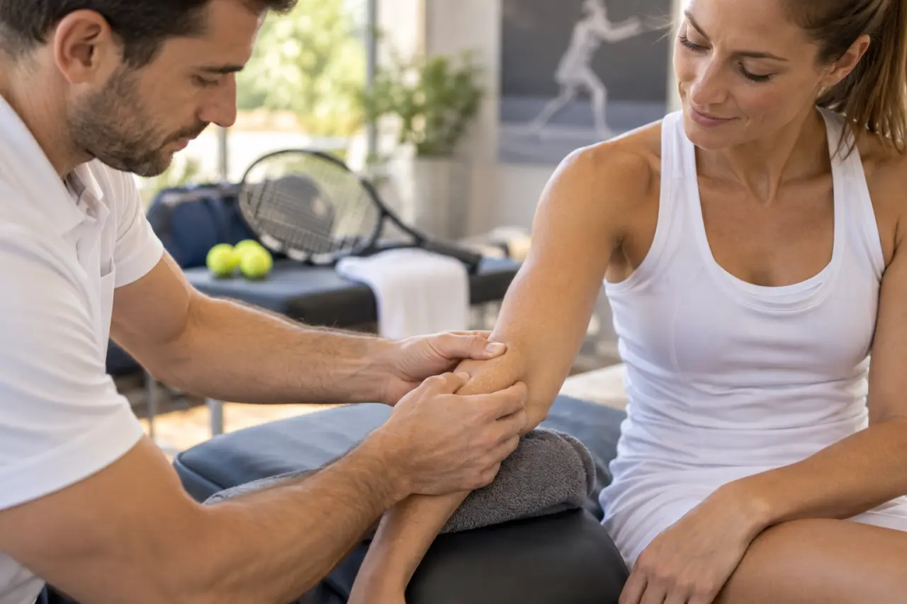 Massage de l’épicondylite du coude : soulager sans irriter le tendon