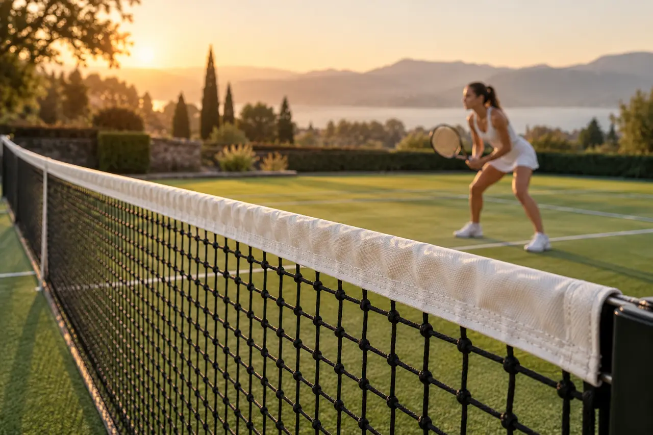 Net tennis : ne confondez pas dimensions du filet et hauteur de jeu