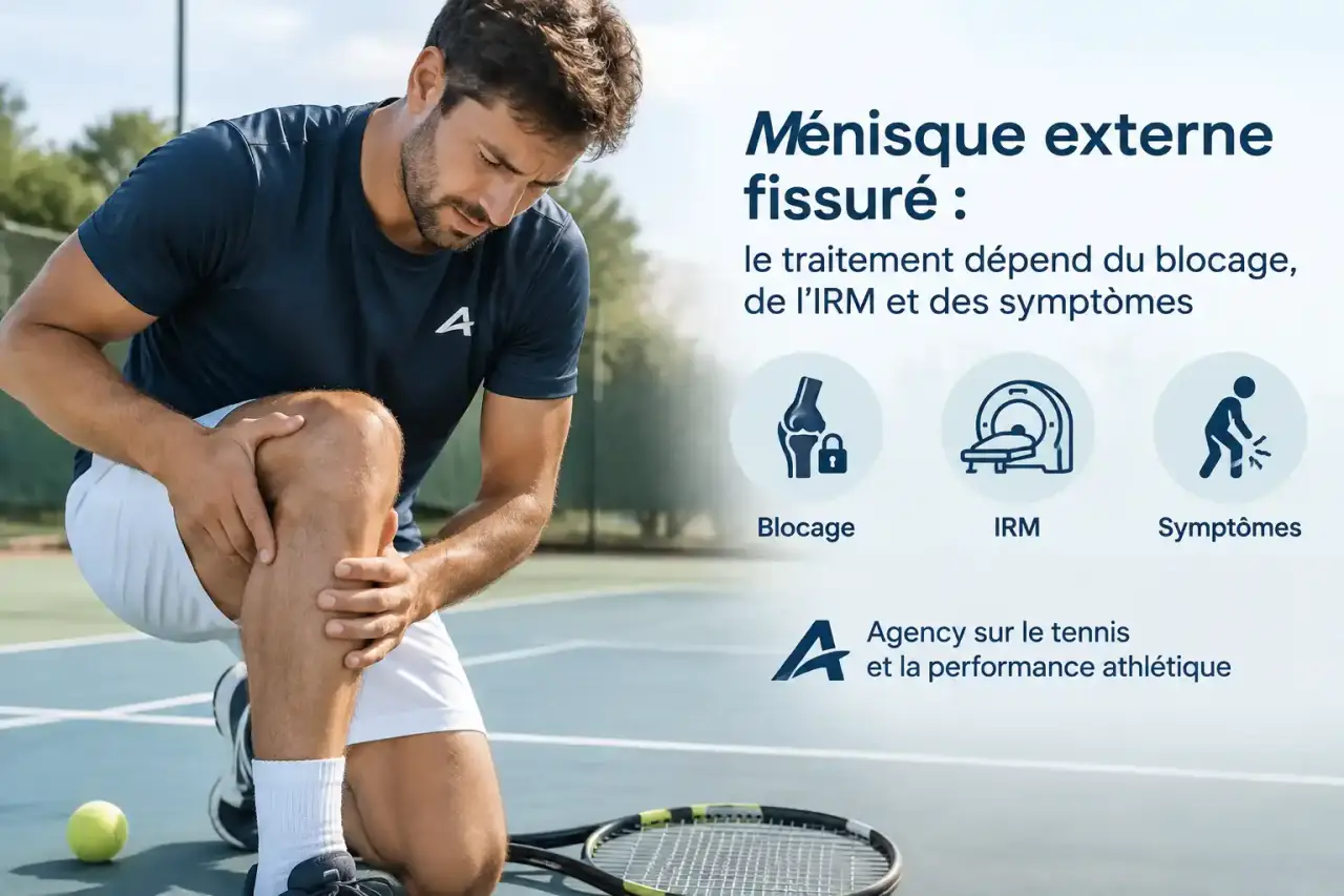 Ménisque externe fissuré : le traitement dépend du blocage, de l’IRM et des symptômes