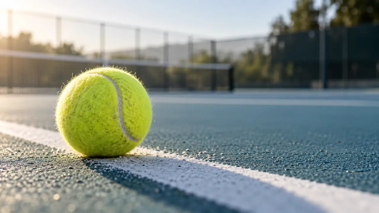 Une balle de tennis pèse 56,0 à 59,4 g selon les normes ITF